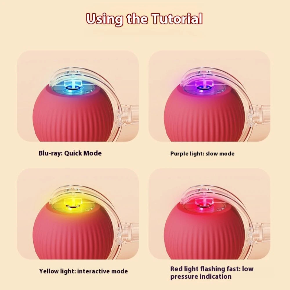 Interactive Rolling Tail Ball – Endless Fun for Cats & Dogs