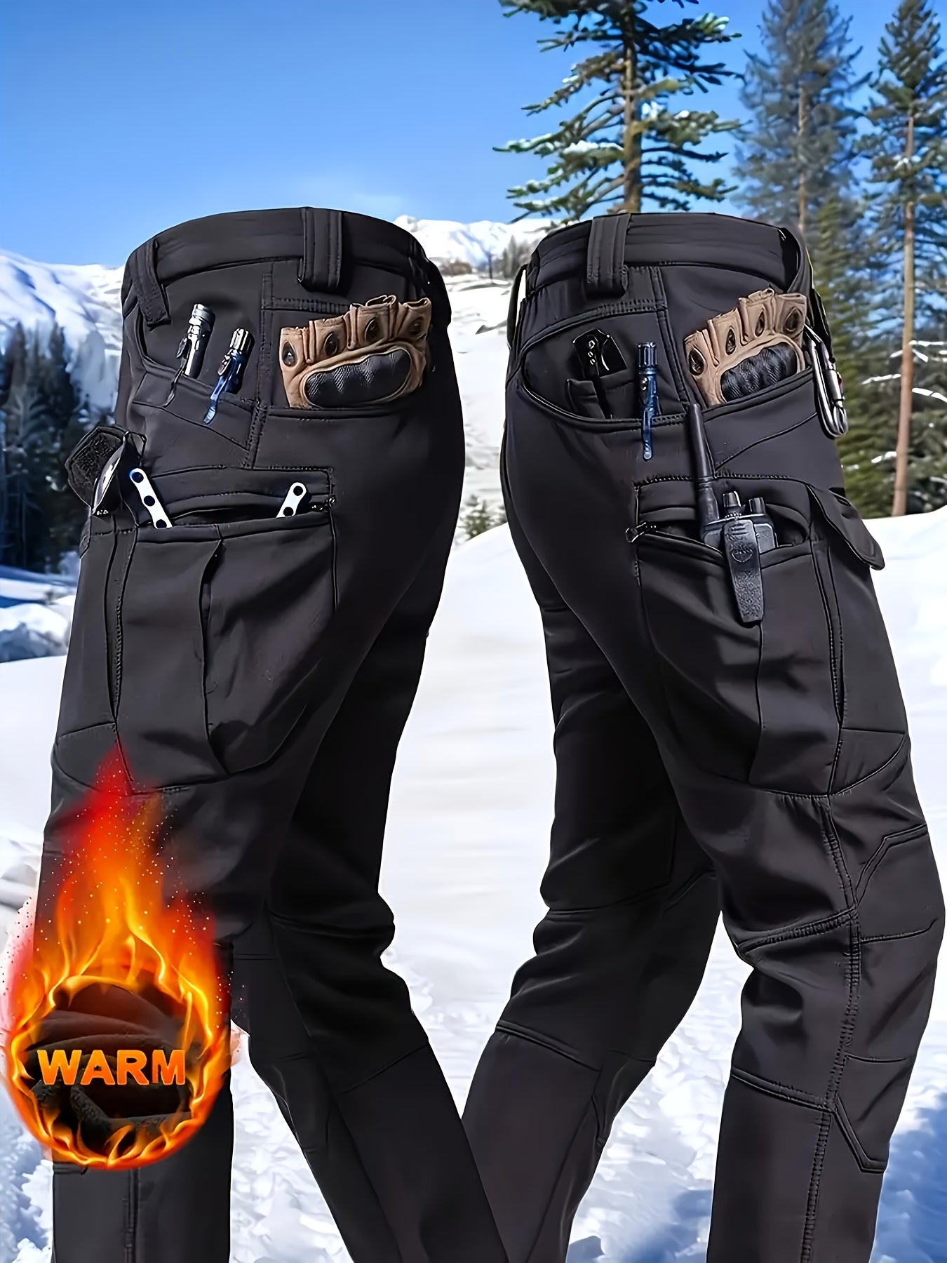 Men’s Tactical Fleece Pants – Stay Warm, Tough & Ready