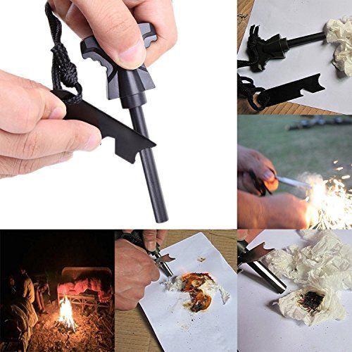 All-in-One Camping Gear Survival Tool with SOS Functions