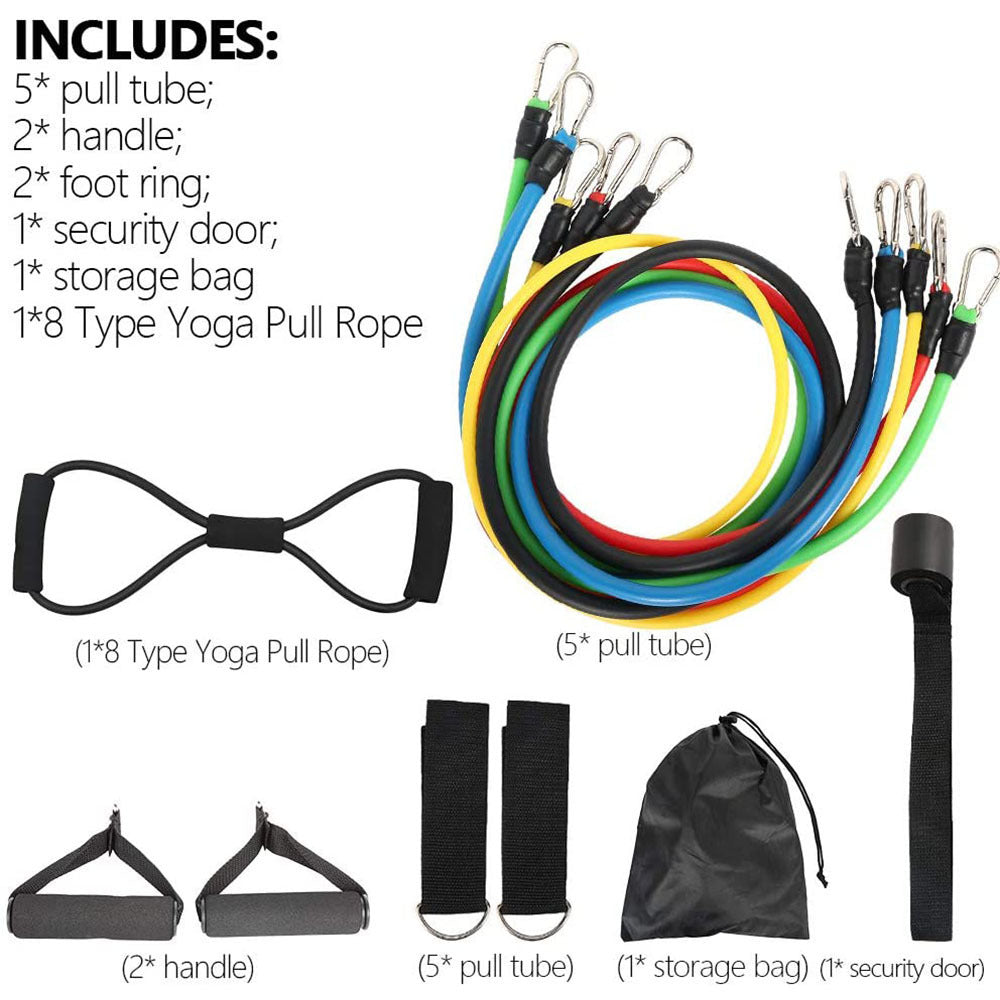 Rally Rope Fitness Band Kit – 11 Pieces