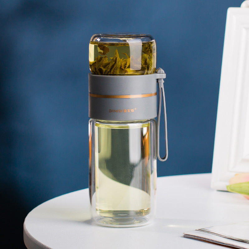 Glass Tea Bottle – Infuser & Water Separation