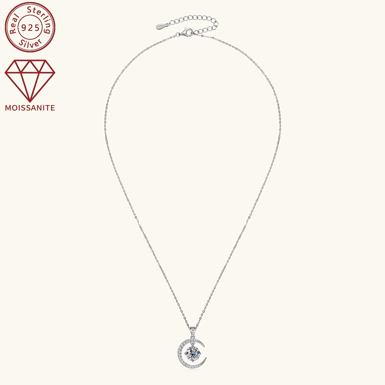 925 Sterling Moon & Sun Pendant – Grace, Balance & Eternal Beauty