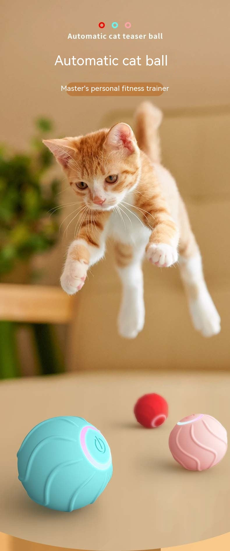 Interactive Rolling Toy – Endless Play for Happy Pets