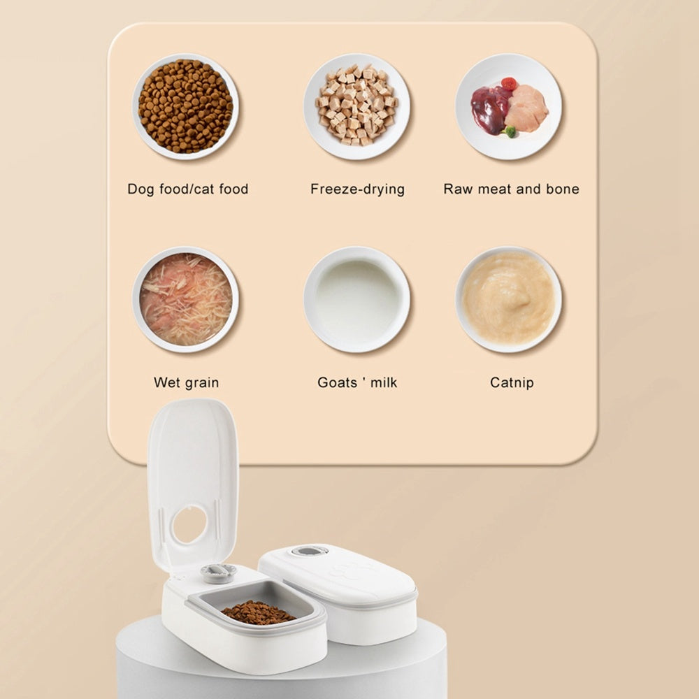 Smart Stainless-Steel Auto Pet Feeder – Timed Meals, Controlled Portions