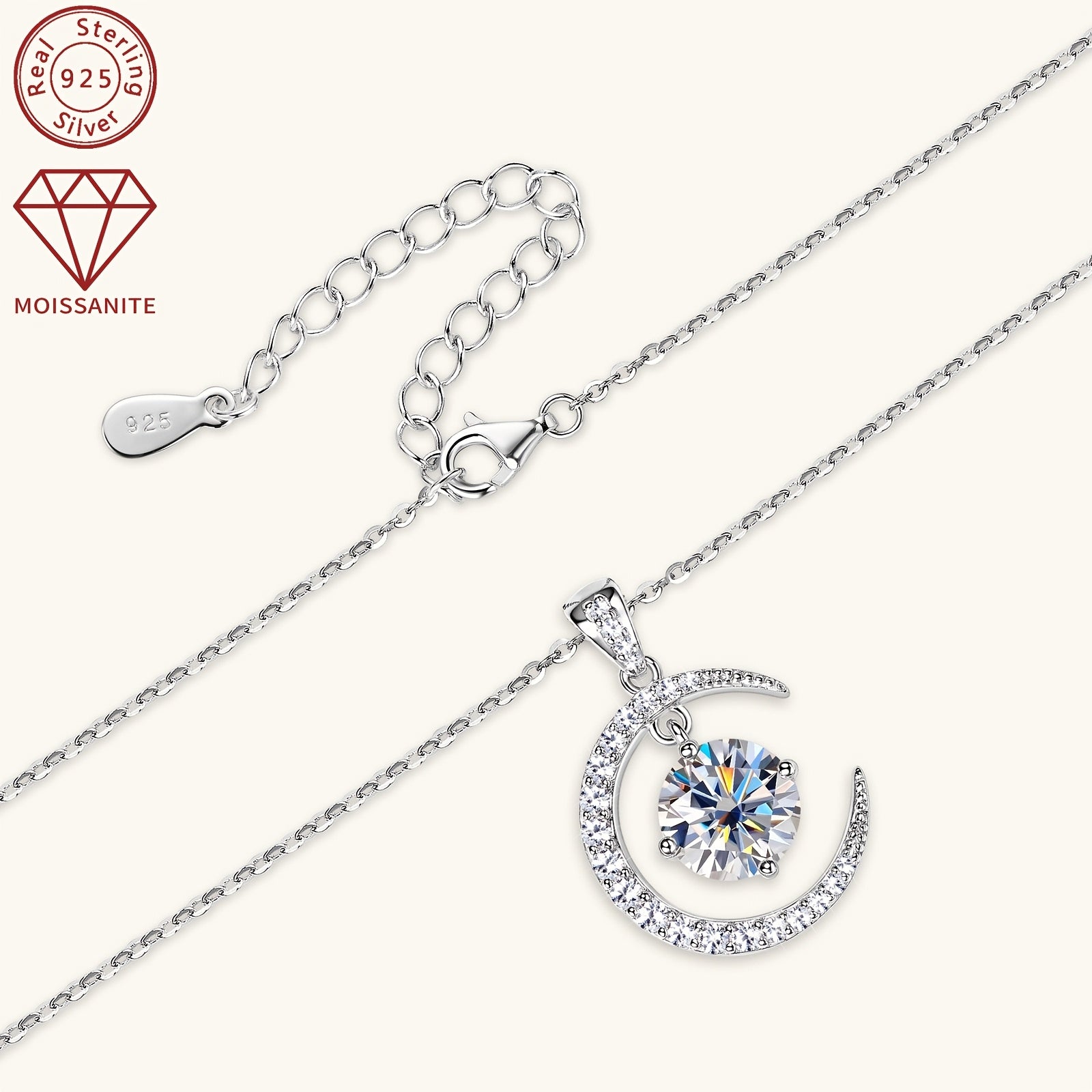 925 Sterling Moon & Sun Pendant – Grace, Balance & Eternal Beauty