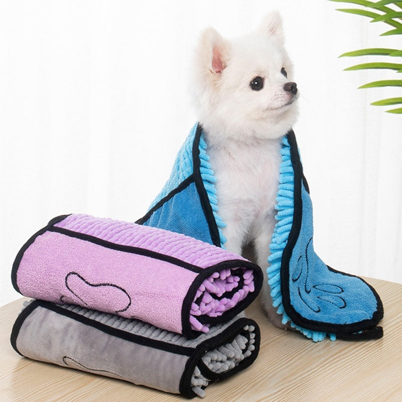 Microfiber Pet Bathrobe – Ultra Absorbent & Quick-Drying