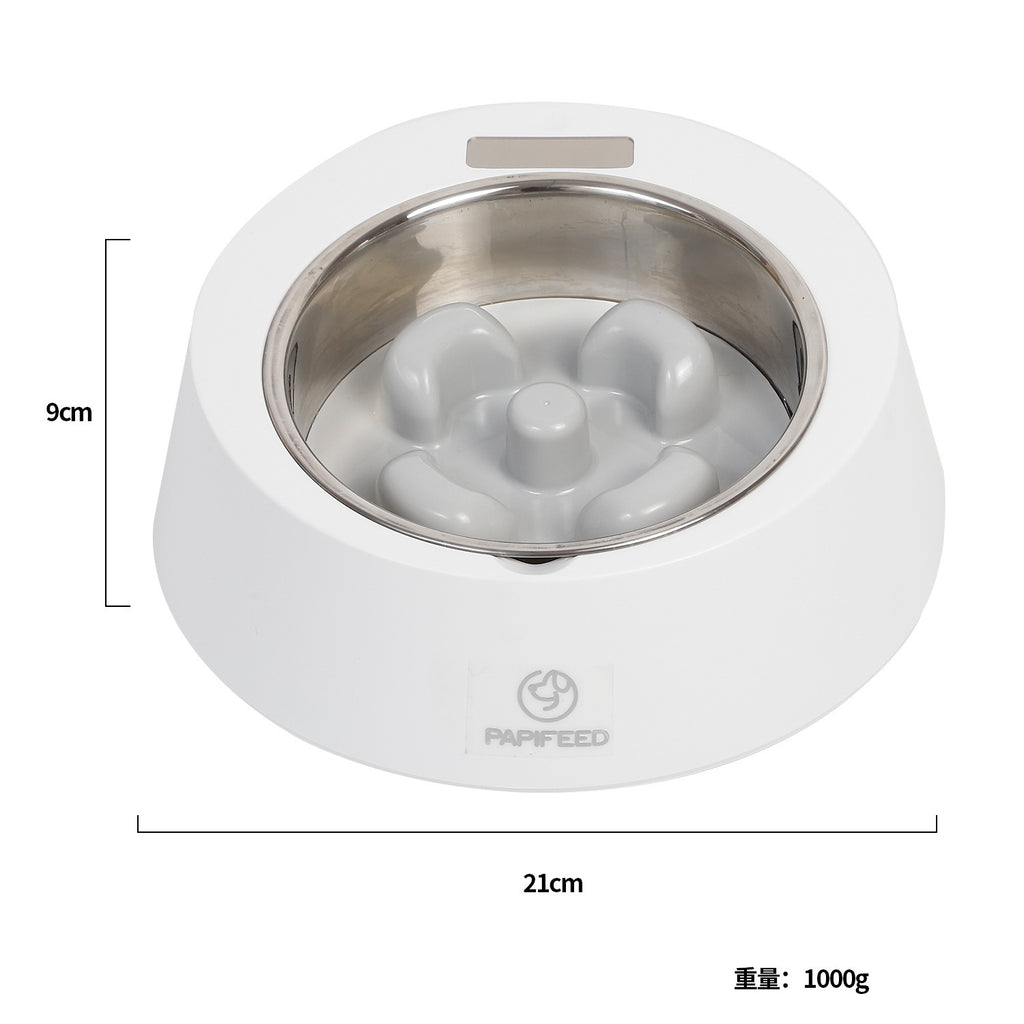 Smart Weigh-Slow Feeder Bowl for Balanced Pet Feeding