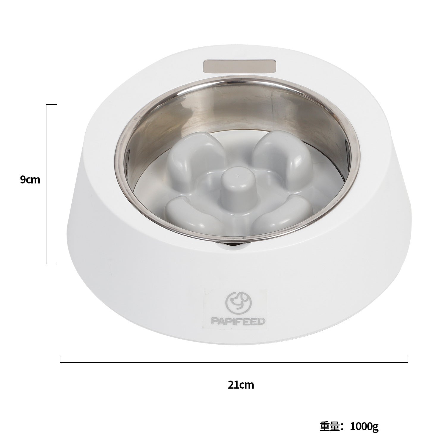 Smart Weigh-Slow Feeder Bowl for Balanced Pet Feeding