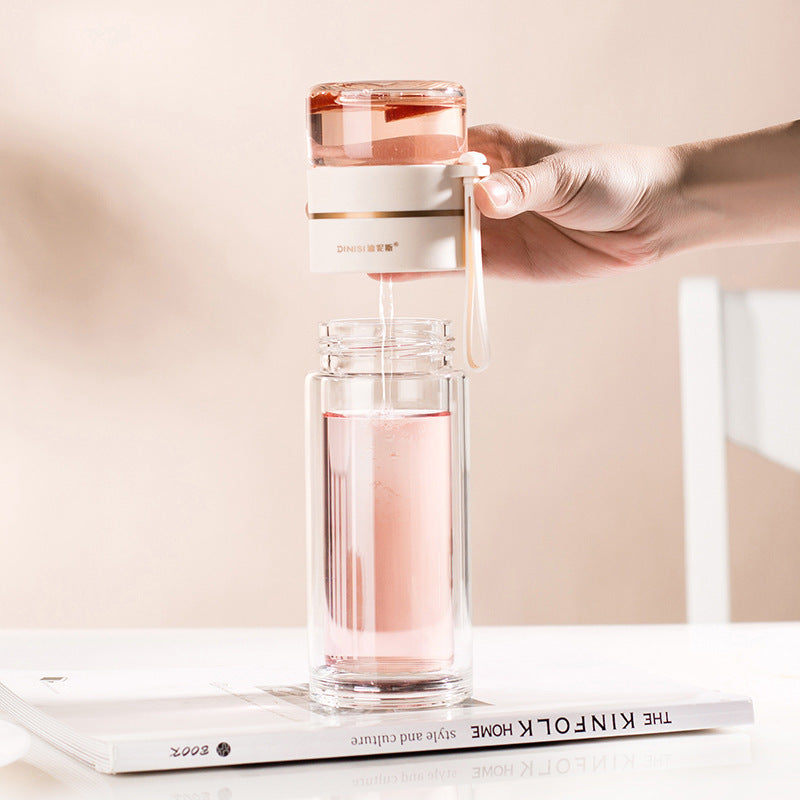 Glass Tea Bottle – Infuser & Water Separation