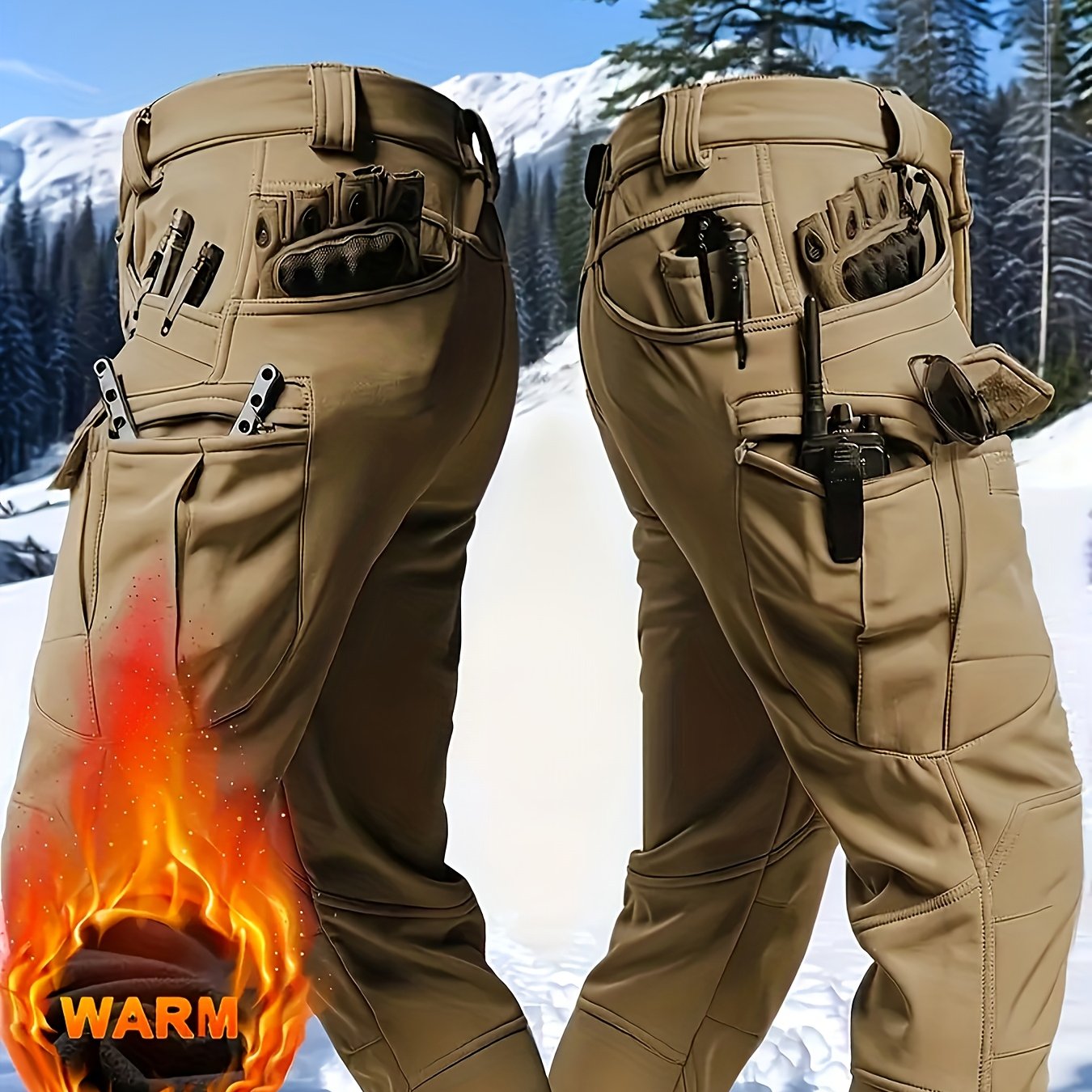 Men’s Tactical Fleece Pants – Stay Warm, Tough & Ready