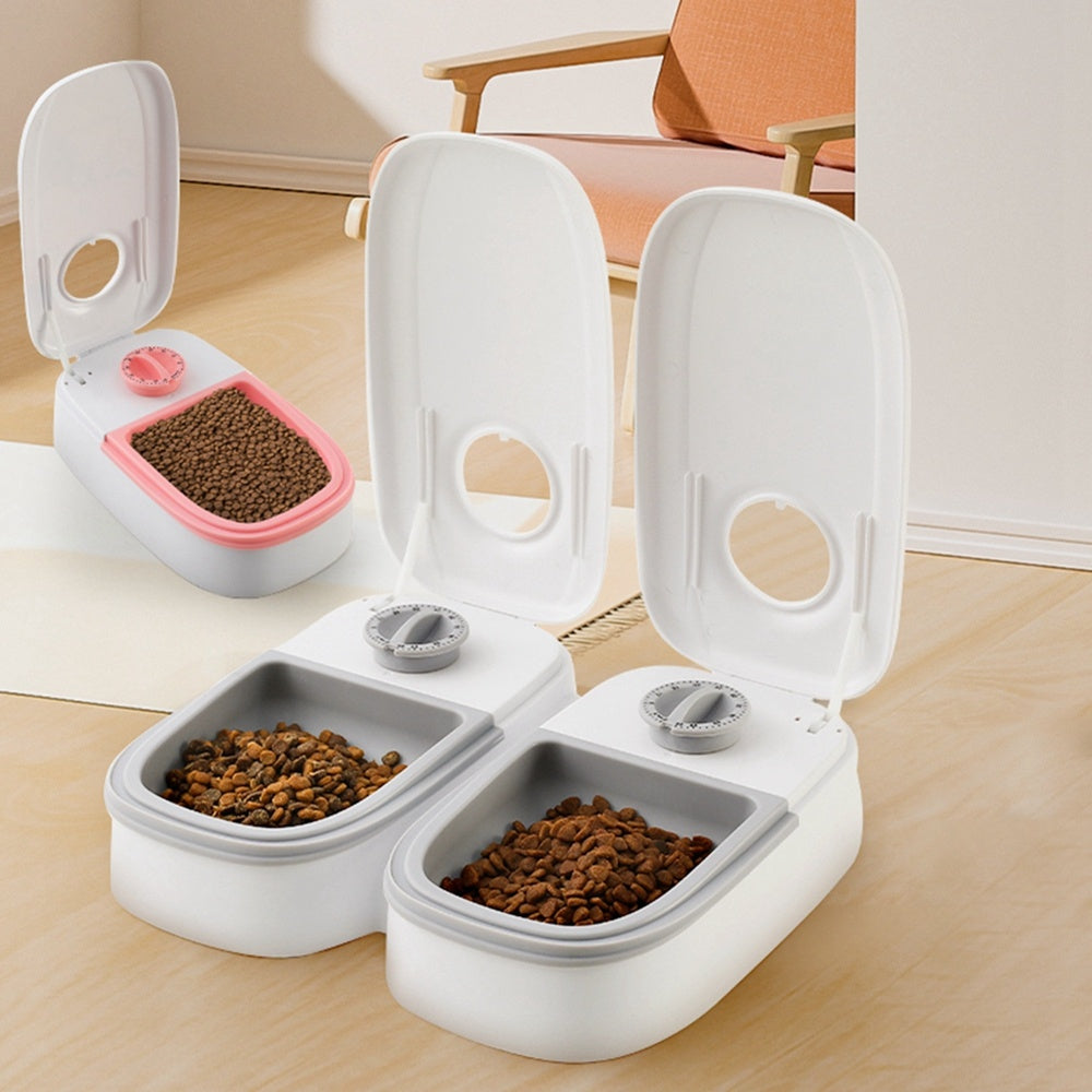 Smart Stainless-Steel Auto Pet Feeder – Timed Meals, Controlled Portions
