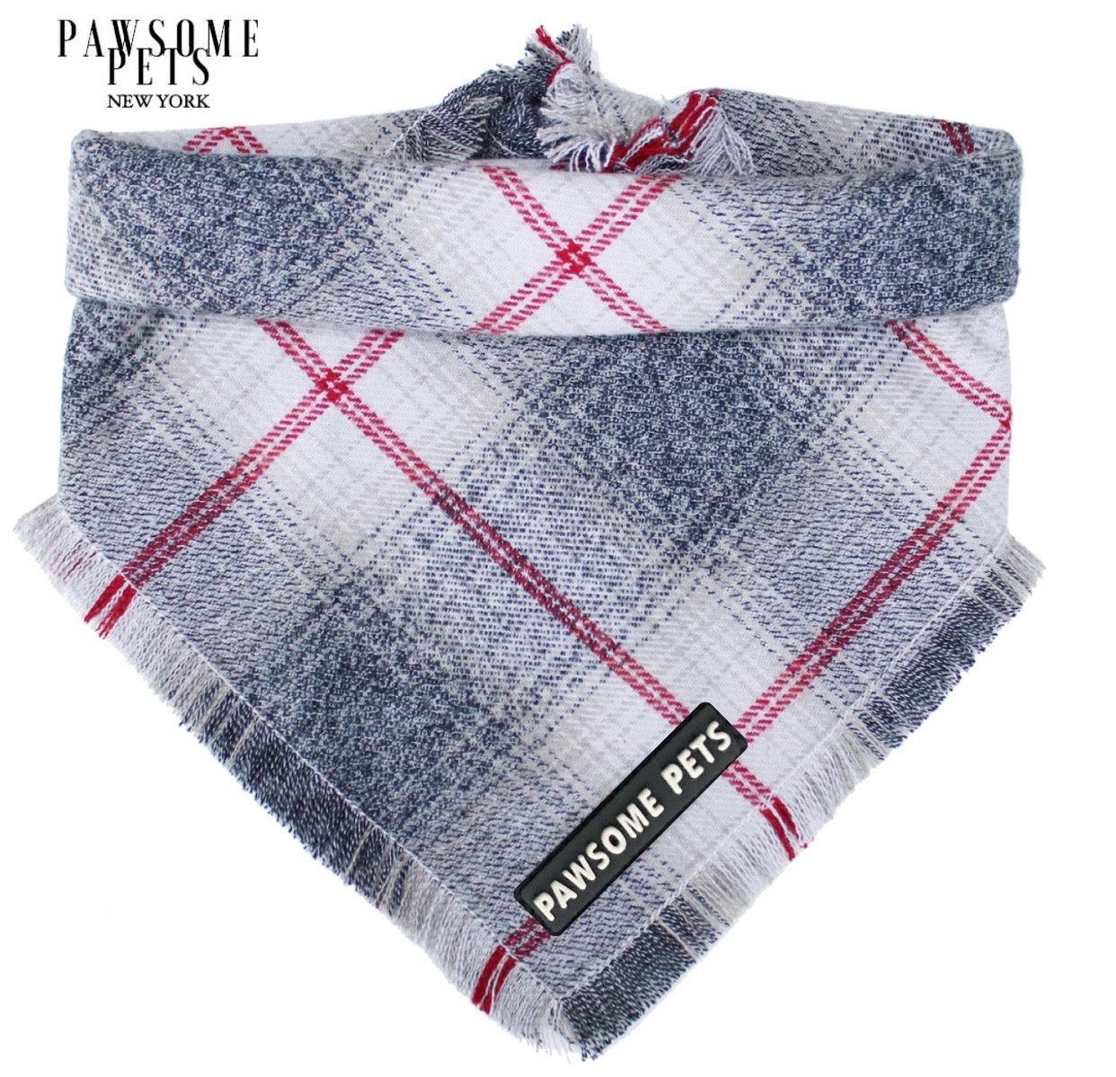 Warm Tinsel Pet Bandana — Perfect Holiday Look
