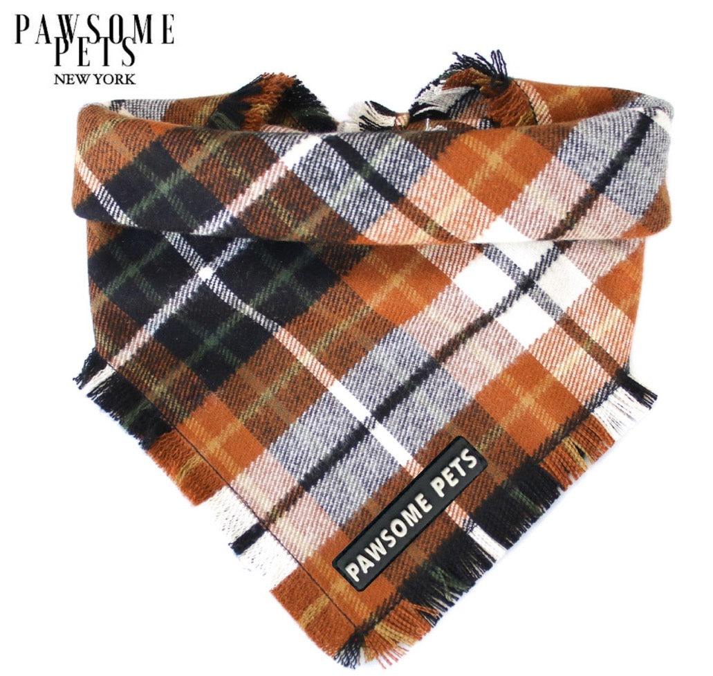 Warm Tinsel Pet Bandana - Pinewood