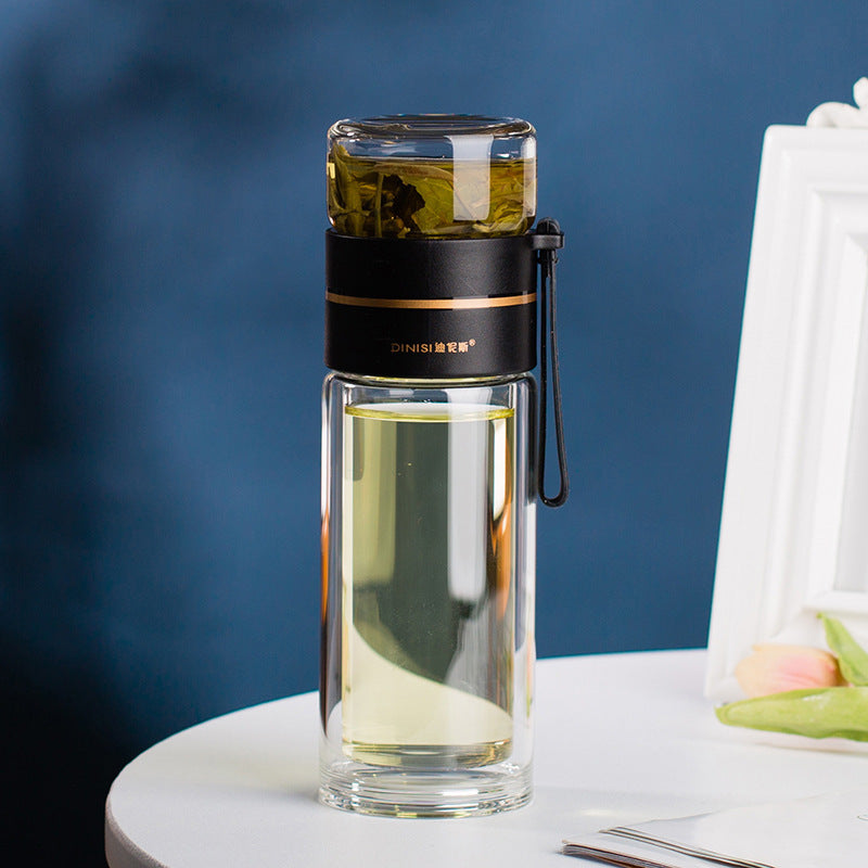 Glass Tea Bottle – Infuser & Water Separation