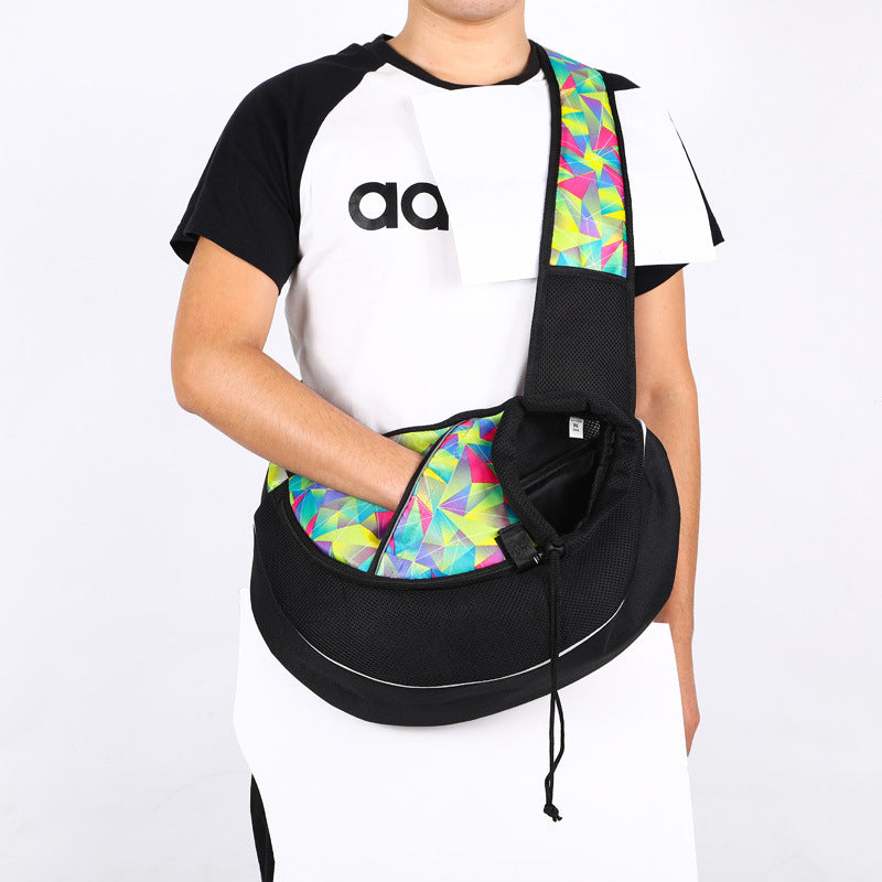 Portable Pet Carrying Bag for Dogs & Cats – Crossbody Style