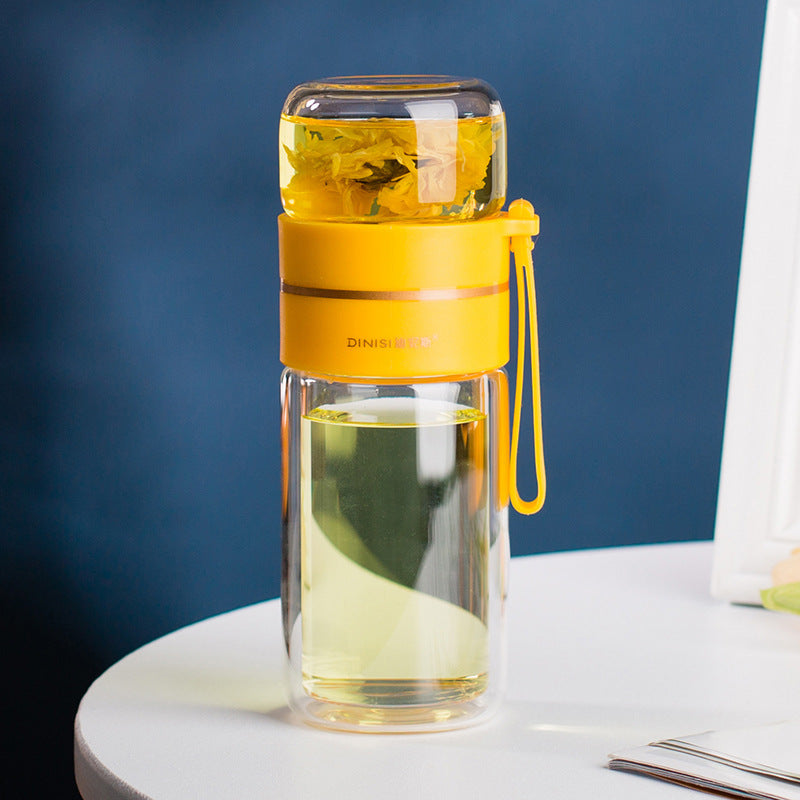 Glass Tea Bottle – Infuser & Water Separation