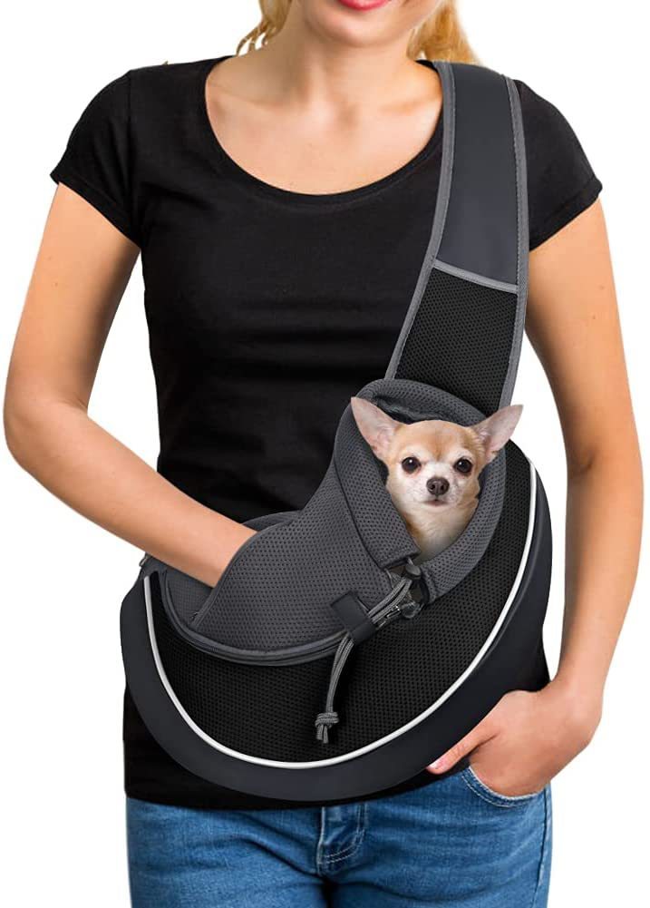 Portable Pet Carrying Bag for Dogs & Cats – Crossbody Style