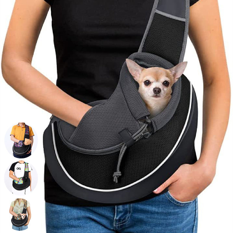 Portable Pet Carrying Bag for Dogs & Cats – Crossbody Style