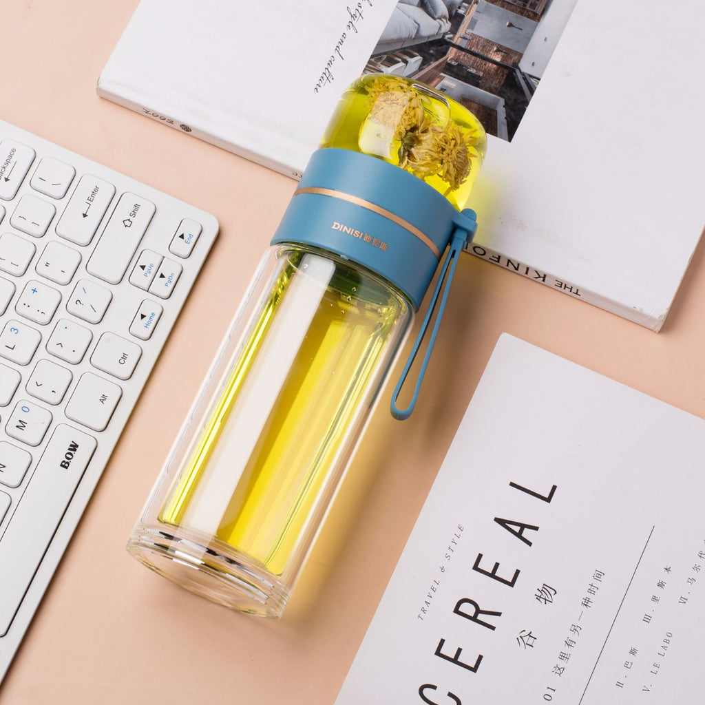 Glass Tea Bottle – Infuser & Water Separation