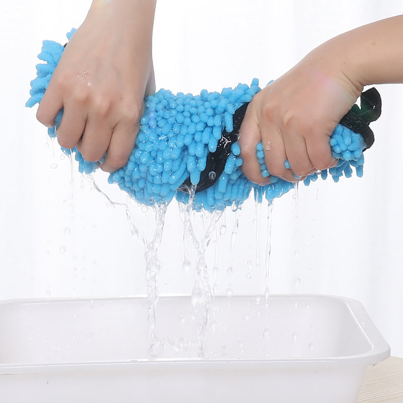 Microfiber Pet Bathrobe – Ultra Absorbent & Quick-Drying