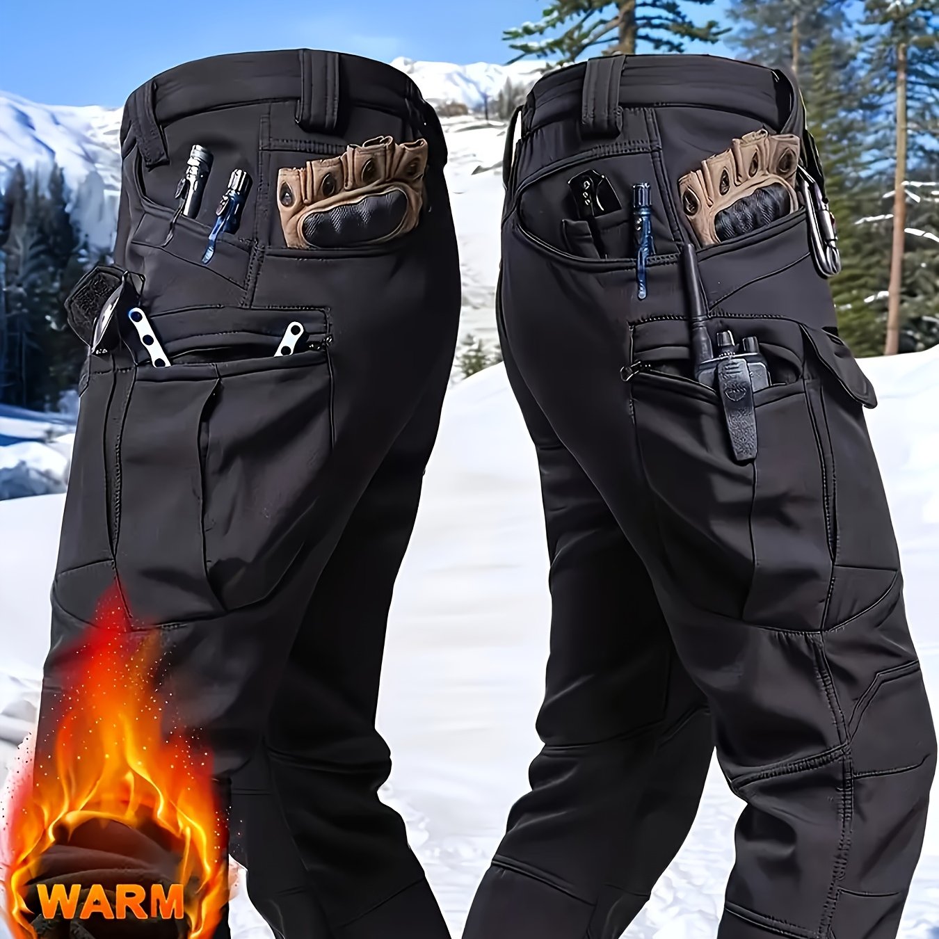 Men’s Tactical Fleece Pants – Stay Warm, Tough & Ready