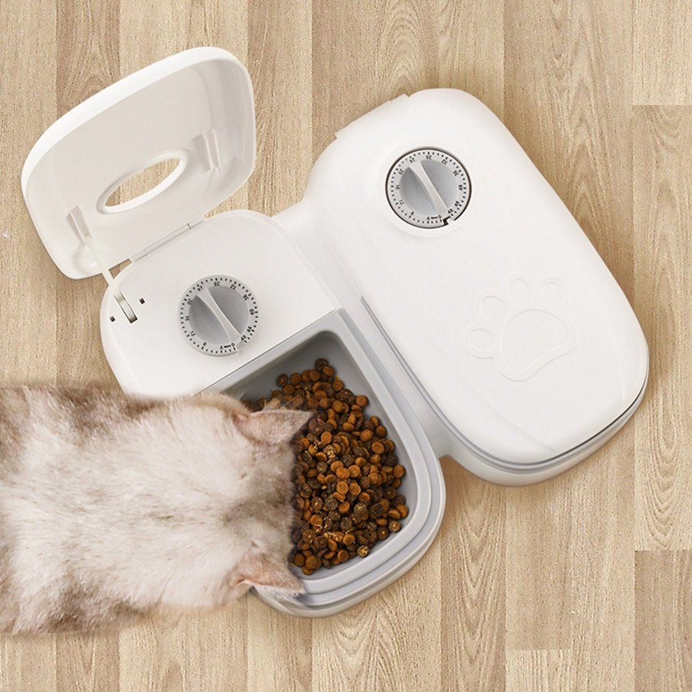 Smart Stainless-Steel Auto Pet Feeder – Timed Meals, Controlled Portions