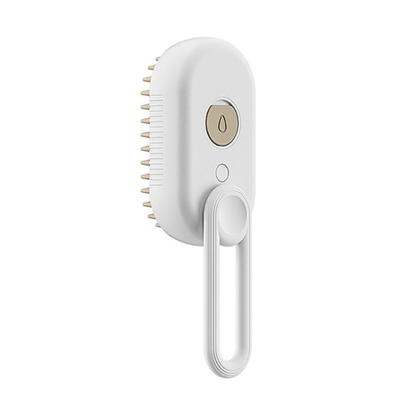 Steam Spray Pet Brush – Groom, Detangle, Massage