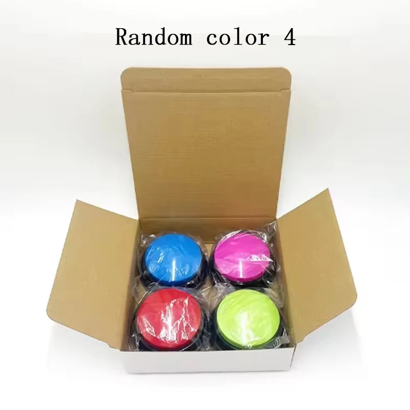 Voice Recording Button Pet Toys Dog Buttons for Communication Pet Training Buzzer Recordable Talking Button Intelligence Dog Toy