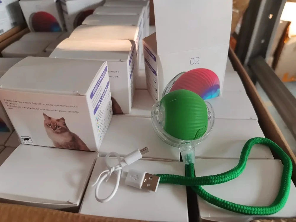Interactive Rolling Tail Ball – Endless Fun for Cats & Dogs