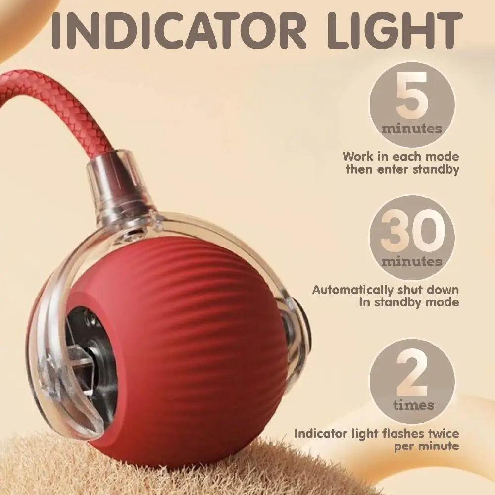 Interactive Rolling Tail Ball – Endless Fun for Cats & Dogs