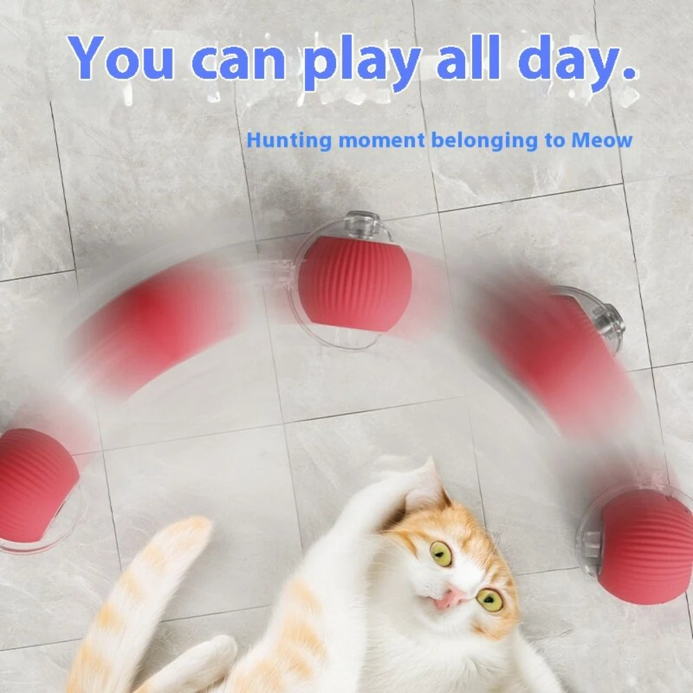 Interactive Rolling Tail Ball – Endless Fun for Cats & Dogs
