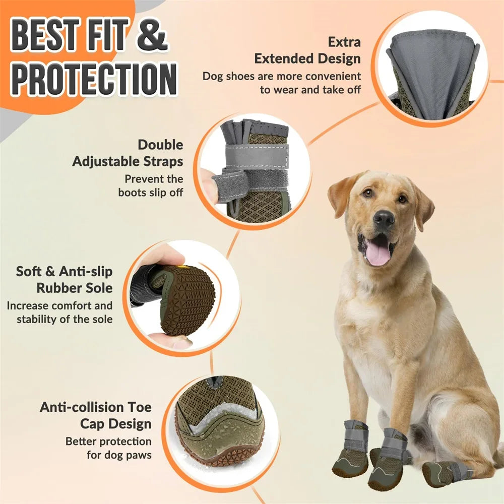 Paw Guard Dog Booties – All-Weather Protection for Every Adventure