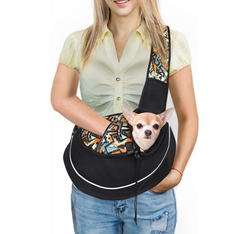 Portable Pet Carrying Bag for Dogs & Cats – Crossbody Style