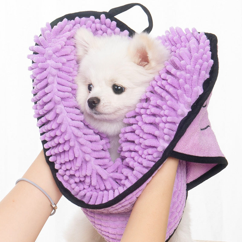 Microfiber Pet Bathrobe – Ultra Absorbent & Quick-Drying