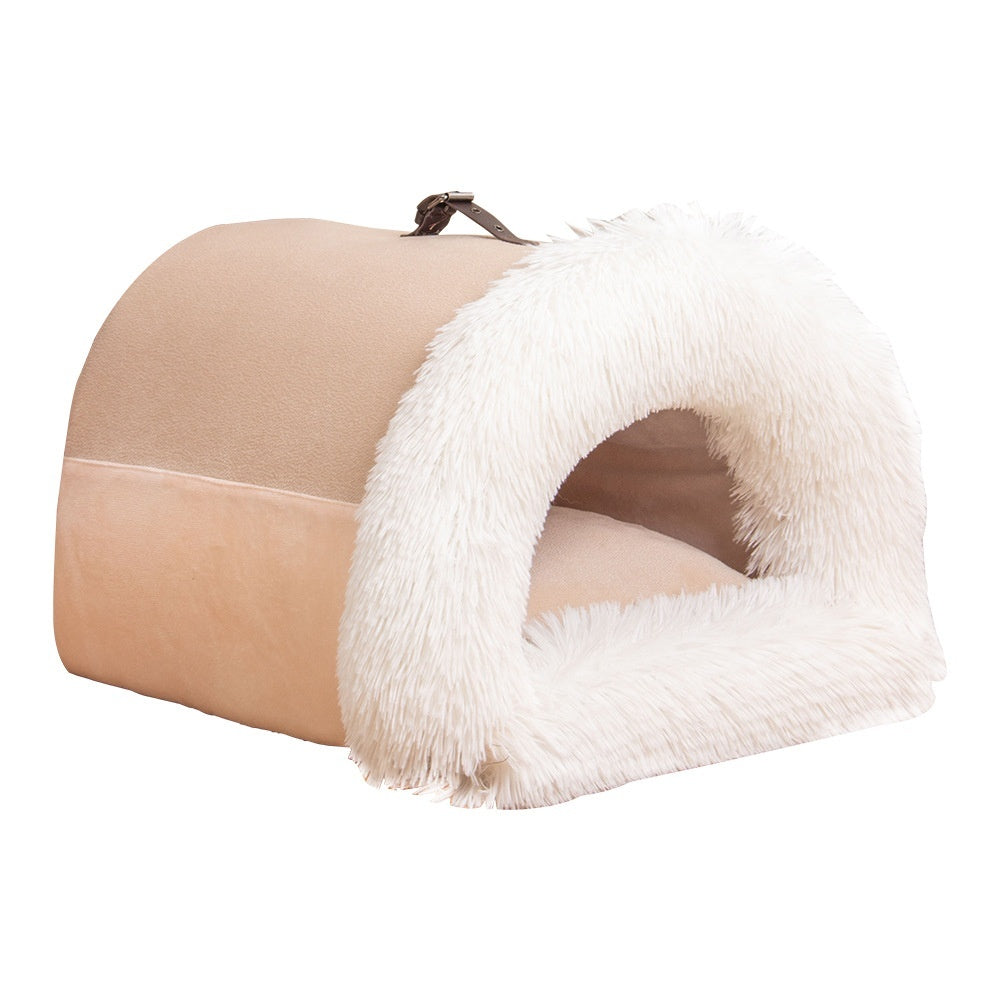 Snuggle Haven Pet Bed – Soft Comfort, All-Year Warmth