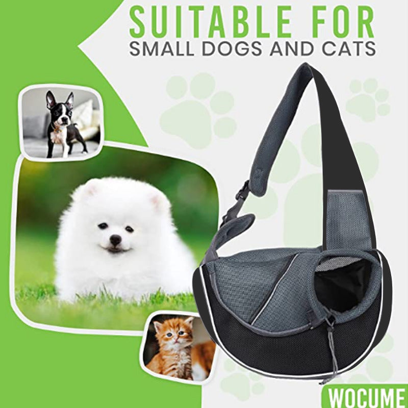 Portable Pet Carrying Bag for Dogs & Cats – Crossbody Style