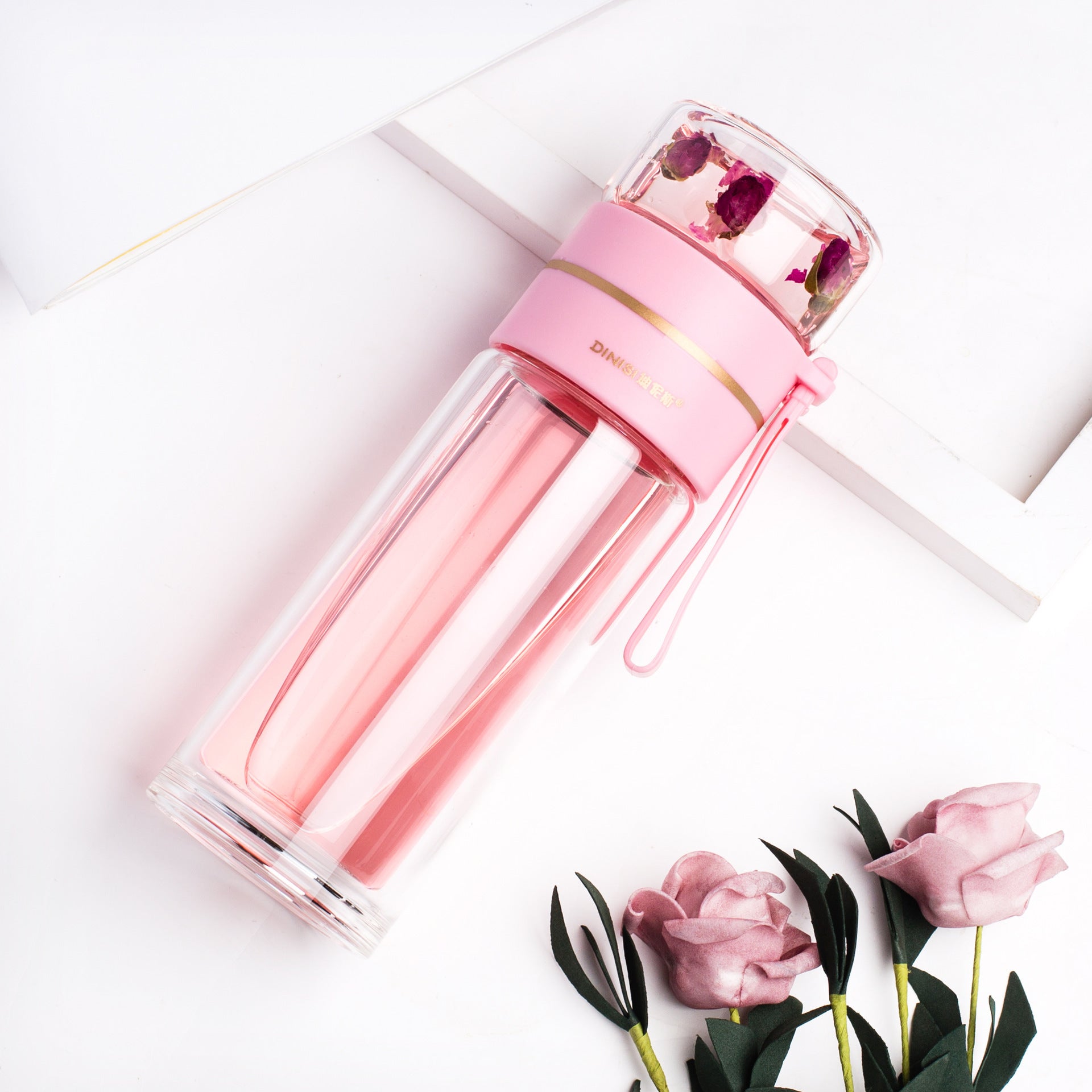 Glass Tea Bottle – Infuser & Water Separation