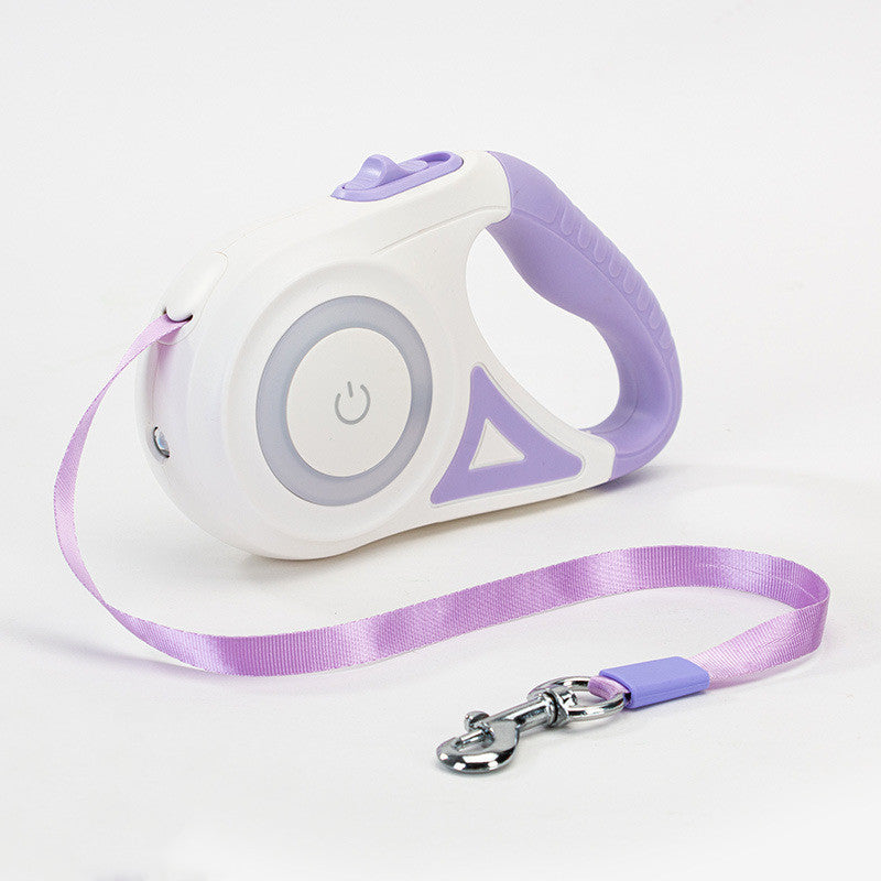 All-in-One Dog Leash, Collar, and Spotlight for Pets