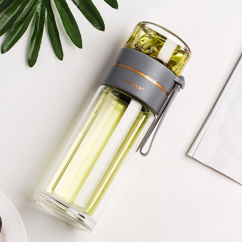 Glass Tea Bottle – Infuser & Water Separation