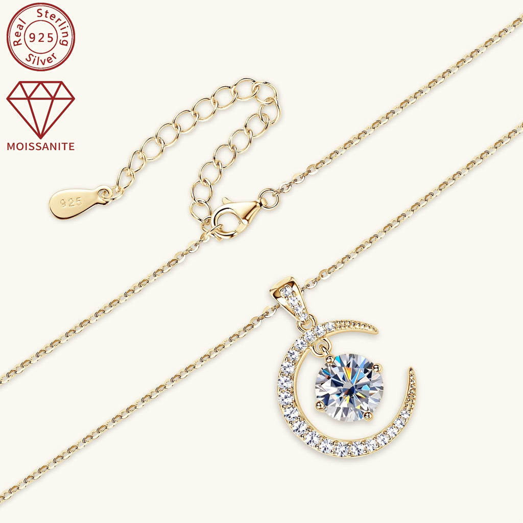 925 Sterling Moon & Sun Pendant – Grace, Balance & Eternal Beauty