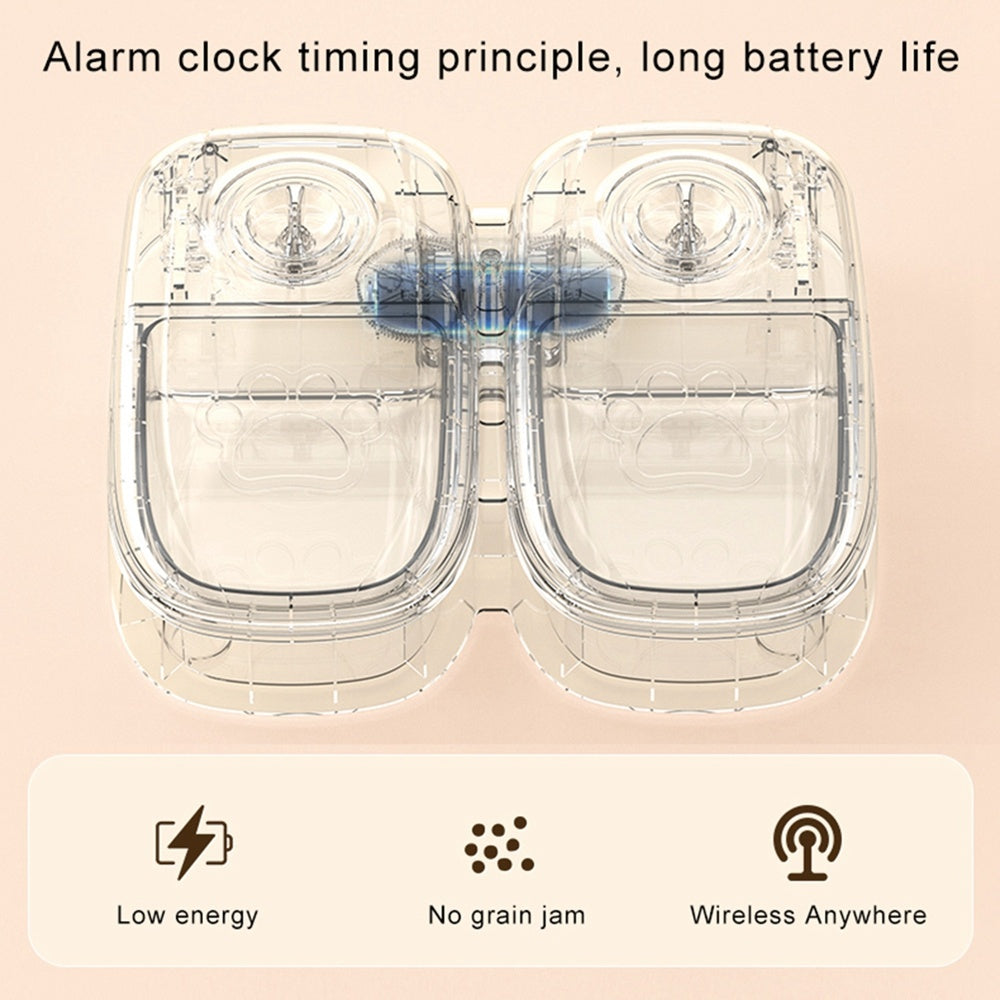 Smart Stainless-Steel Auto Pet Feeder – Timed Meals, Controlled Portions