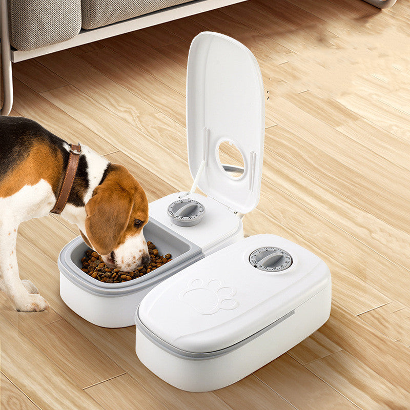 Smart Stainless-Steel Auto Pet Feeder – Timed Meals, Controlled Portions