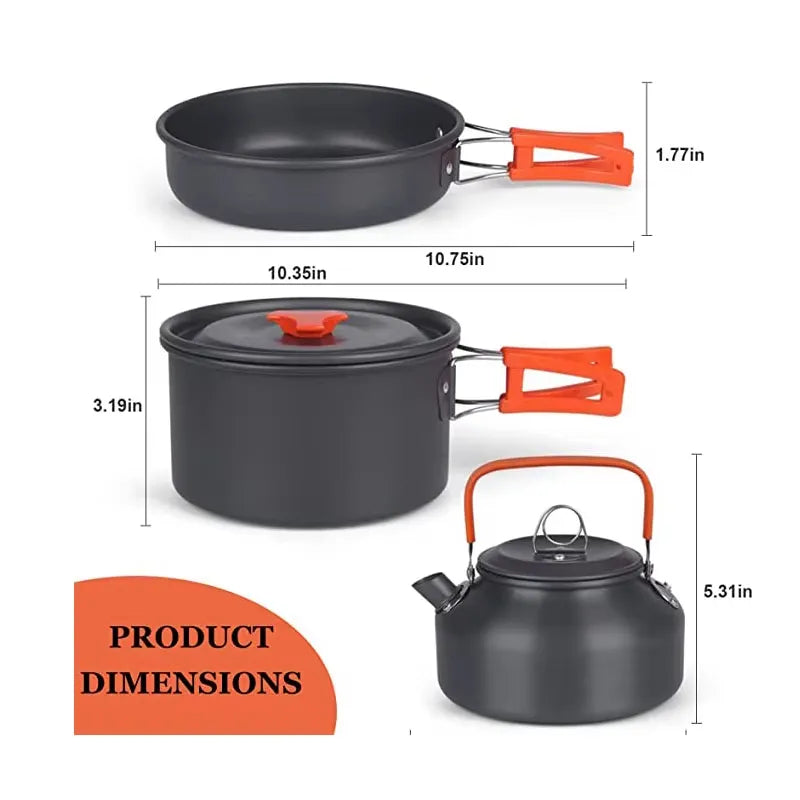Lightweight Camping Cookware Kit – Your Adventure Kitchen Companion