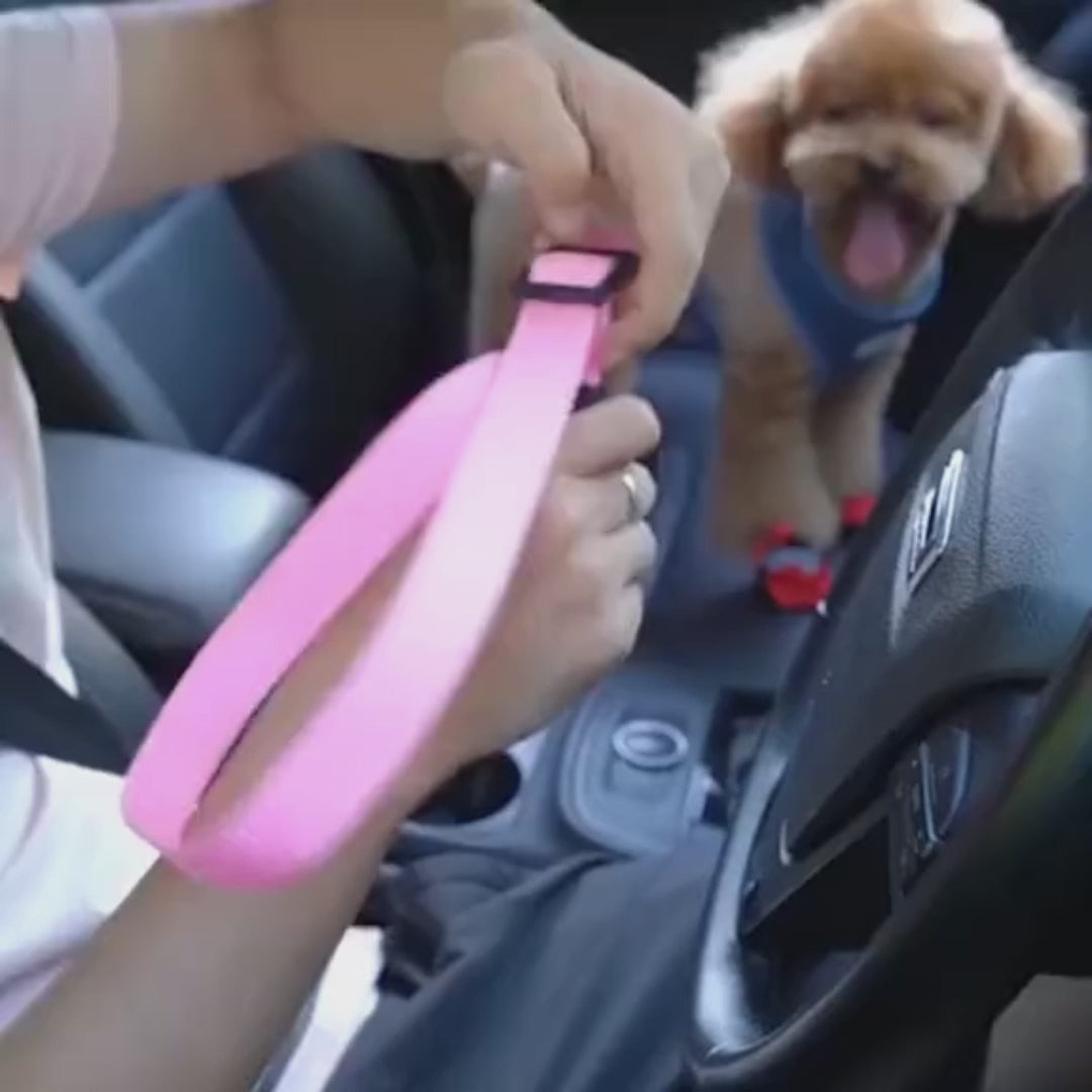 Pet Car Seat Belt with Safety Clip for Dogs & Cats